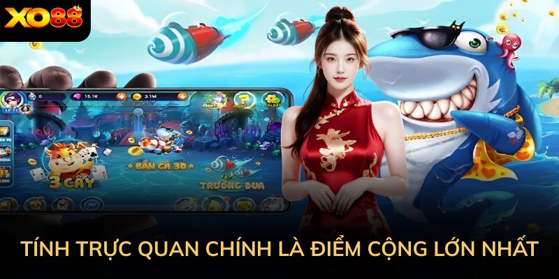 Tính trực quan chính là điểm cộng lớn nhất của trò chơi.